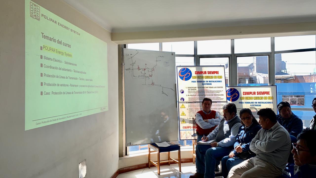 POLIPAR  meets customers and presentations. 